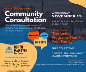 Kids Programs - Community Consultation